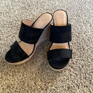 A New Day black wedges size 8